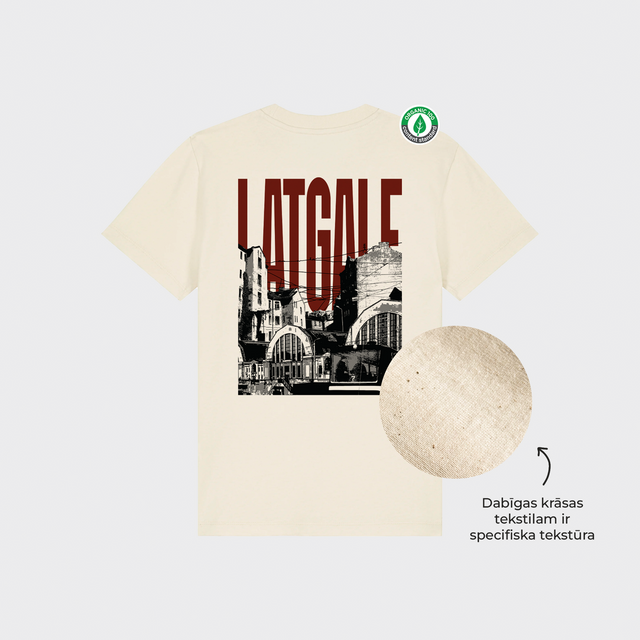 Organiskās kokvilnas bērnu T-krekls "Latgale"