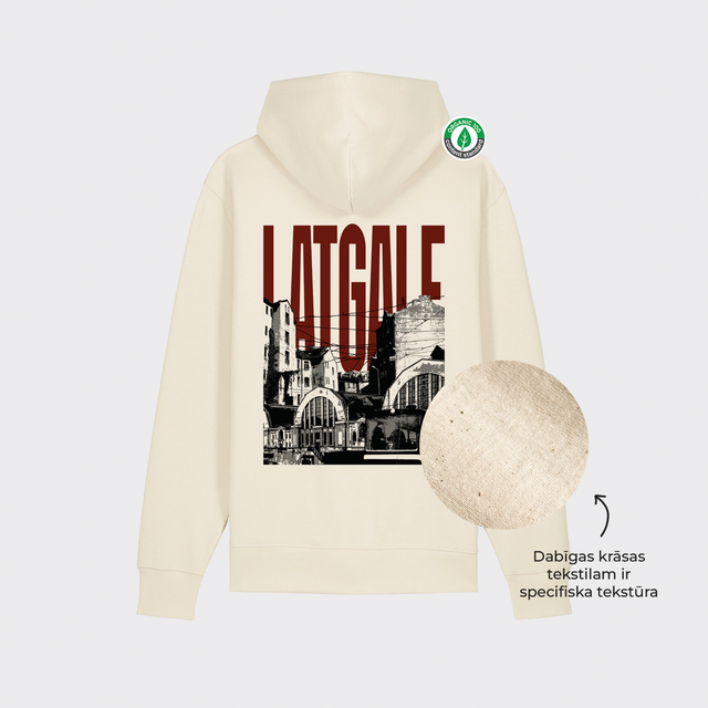 Organiskās kokvilnas hūdijs "Latgale"