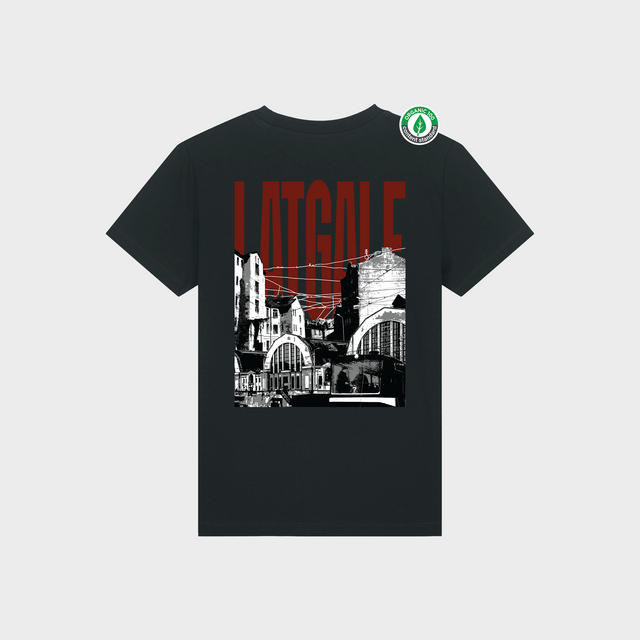 Organiskās kokvilnas bērnu T-krekls "Latgale"