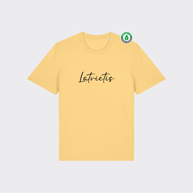 Organiskās kokvilnas T-krekls "Latvietis"
