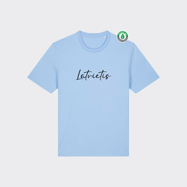 Organiskās kokvilnas T-krekls "Latvietis"