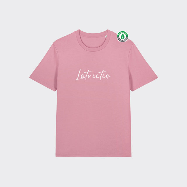 Organiskās kokvilnas T-krekls "Latvietis"