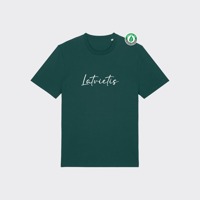 Organiskās kokvilnas T-krekls "Latvietis"