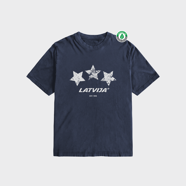 Organiskās kokvilnas T-krekls "Latvija 1918"