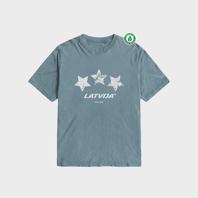 Organiskās kokvilnas T-krekls "Latvija 1918"