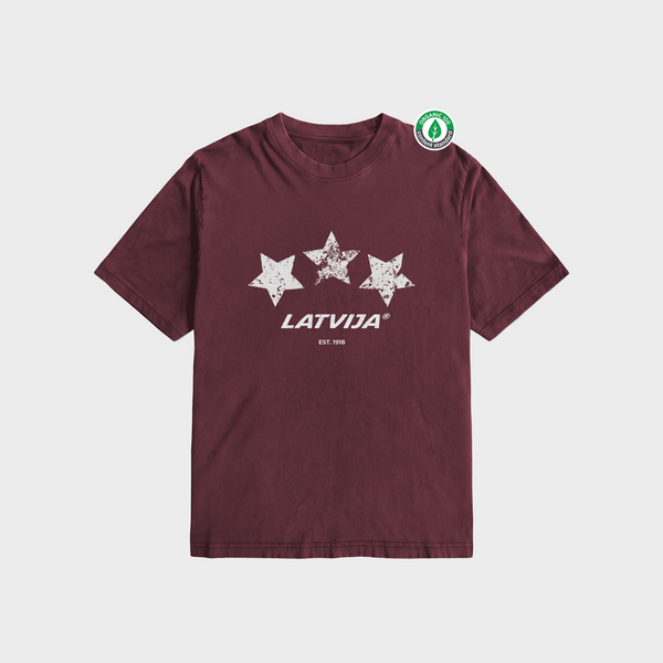 Organiskās kokvilnas T-krekls "Latvija 1918"