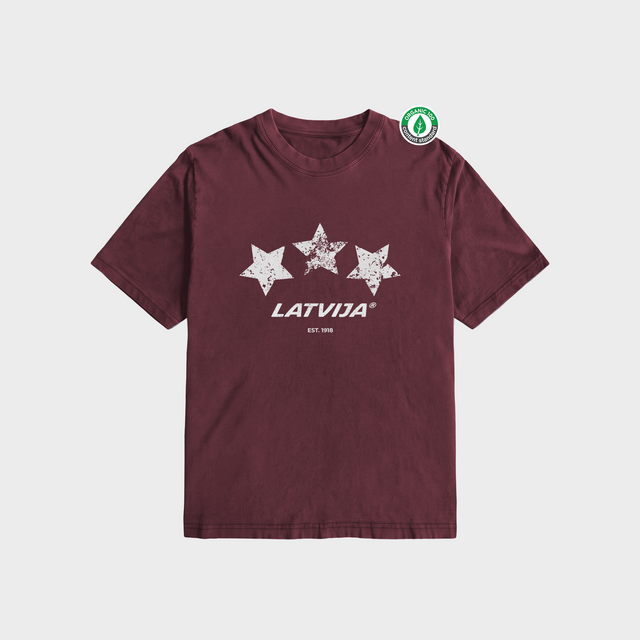 Organiskās kokvilnas T-krekls "Latvija 1918"