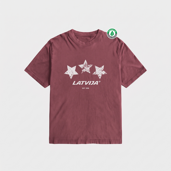 Organiskās kokvilnas T-krekls "Latvija 1918"
