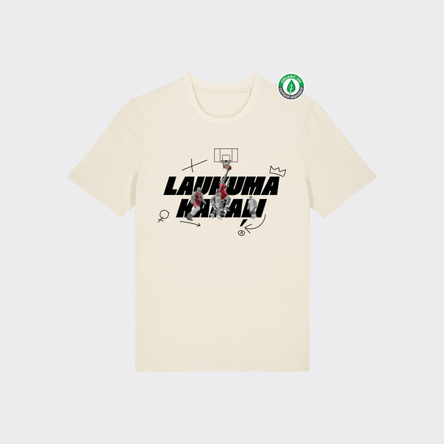 Organiskās kokvilnas T-krekls "Laukuma Karaļi"