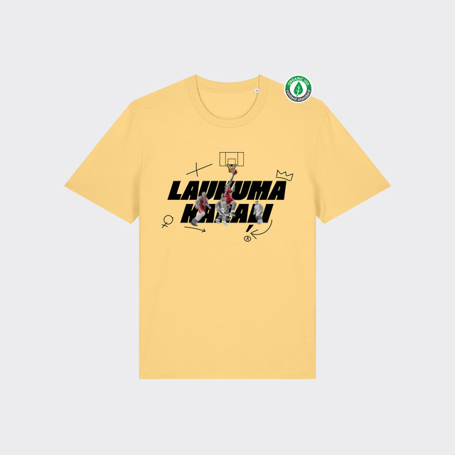 Organiskās kokvilnas T-krekls "Laukuma Karaļi"