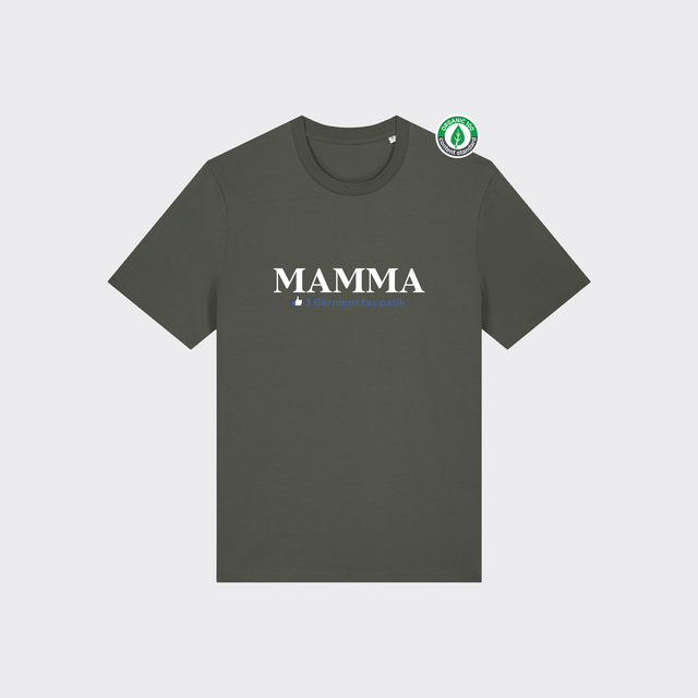 Organiskās kokvilnas Personalizējams T-krekls "Mamma bērniem patīk"