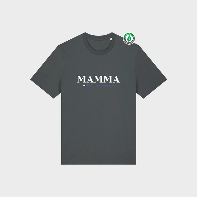 Organiskās kokvilnas Personalizējams T-krekls "Mamma bērniem patīk"