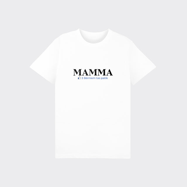 Personalizējams T-krekls "Mamma bērniem patīk"