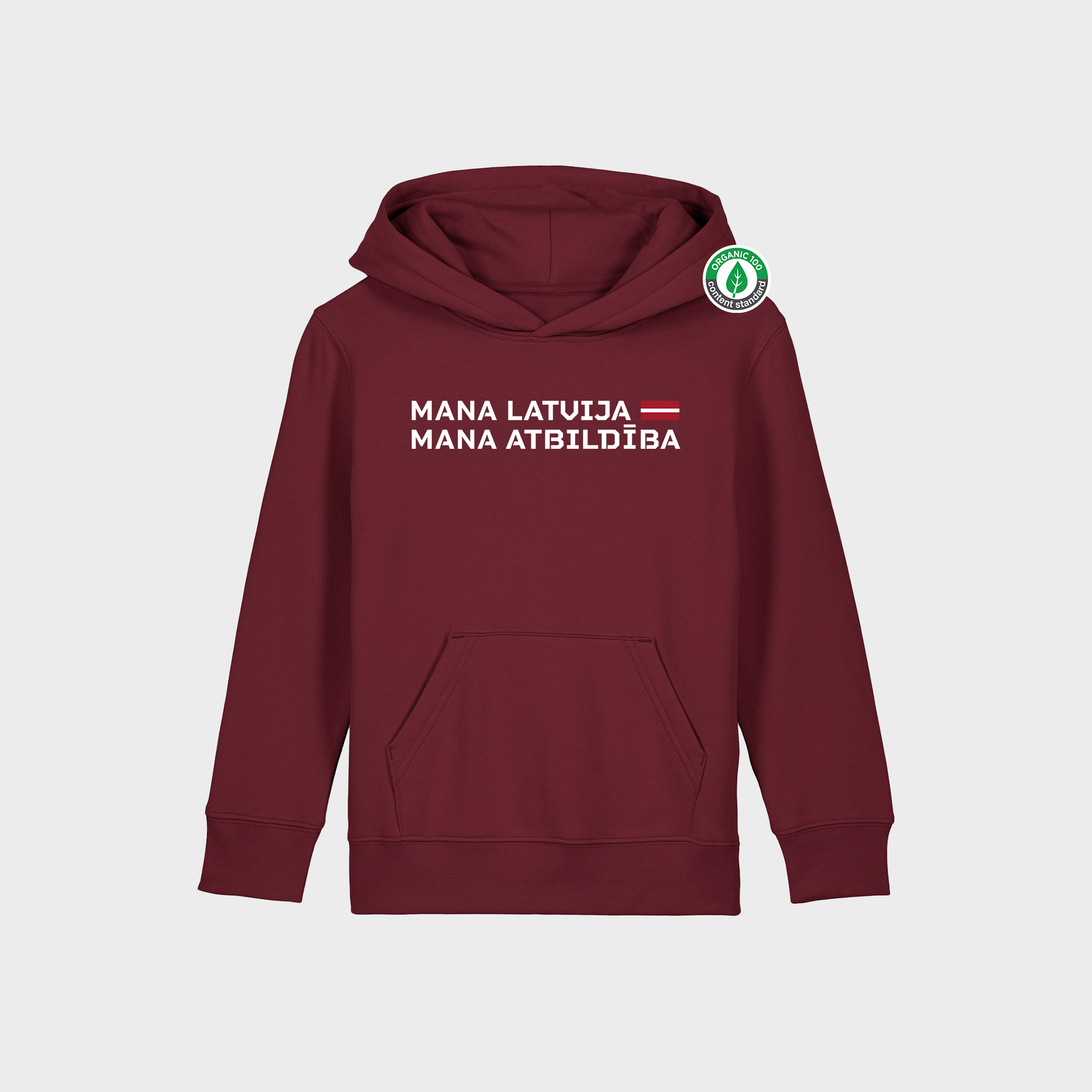 Organiskās Kokvilnas Bērnu Hūdijs