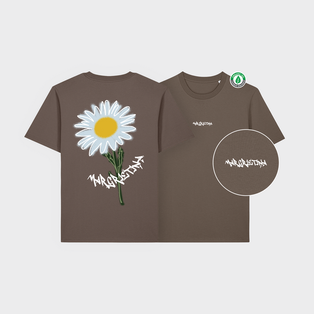 Organiskās kokvilnas T-krekls "Margrietiņa"