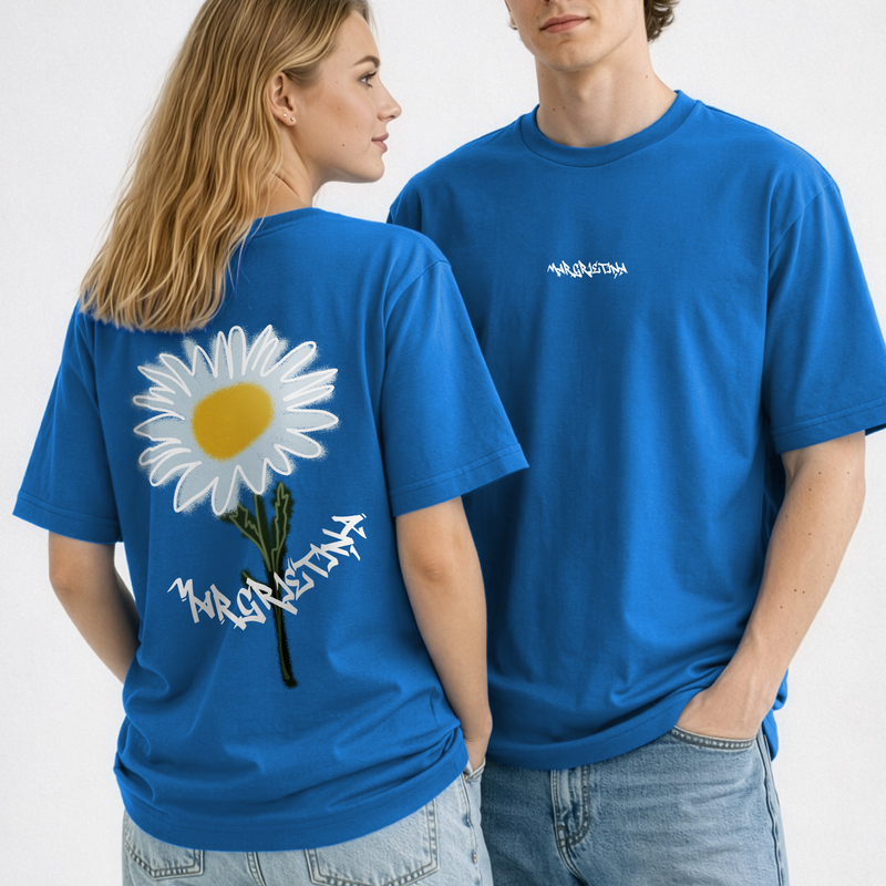 Organiskās kokvilnas T-krekls "Margrietiņa"