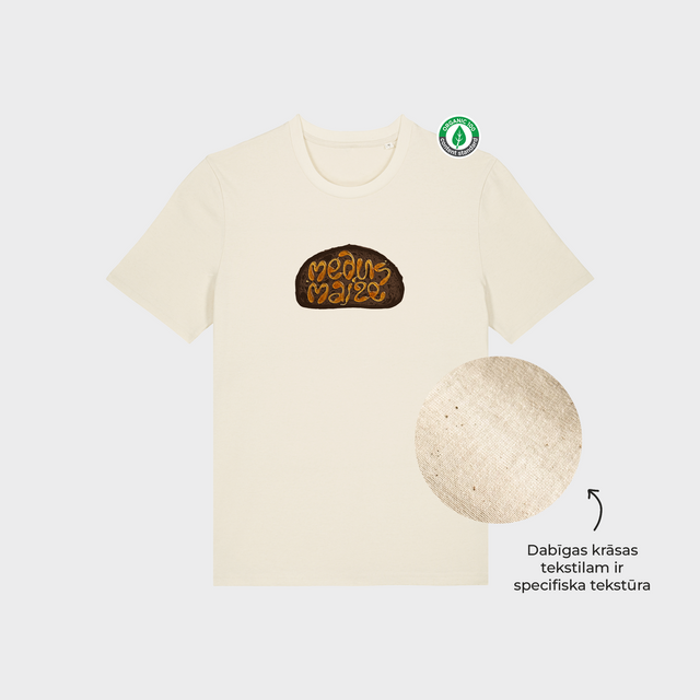 Organiskās kokvilnas T-krekls "Medus maize"