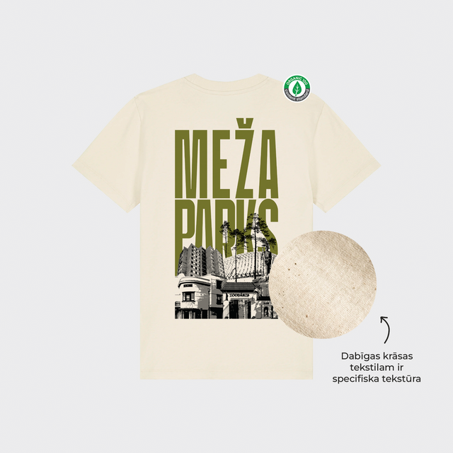 Organiskās kokvilnas bērnu T-krekls "Mežaparks"