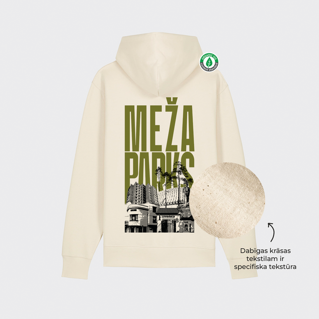 Organiskās kokvilnas hūdijs "Mežaparks"