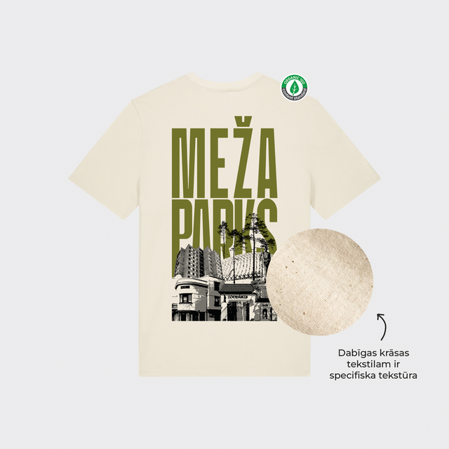 Organiskās kokvilnas T-krekls "Mežaparks"