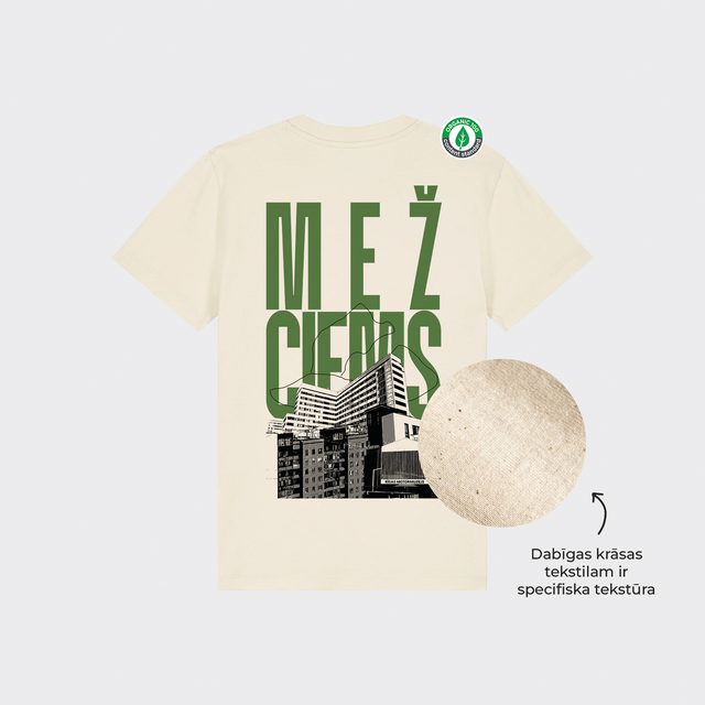 Organiskās kokvilnas bērnu T-krekls "Mežciems"
