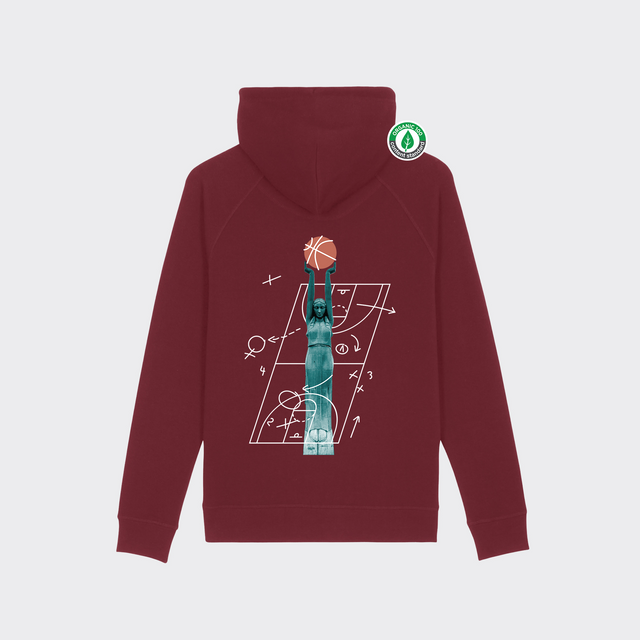 Organiskās kokvilnas hūdijs "Milda Basketboliste"