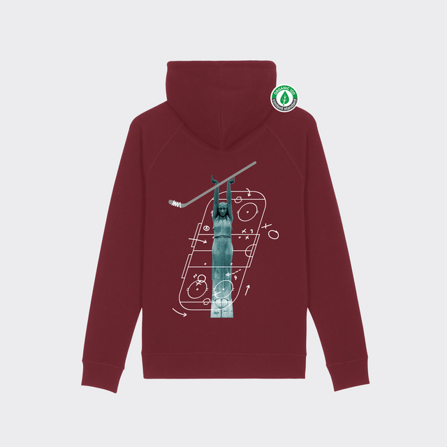 Organiskās kokvilnas hūdijs "Milda Hokejiste"