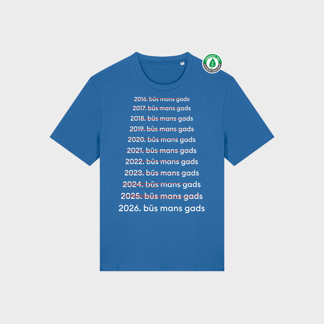 Organiskās kokvilnas T-krekls "2026. būs mans gads"