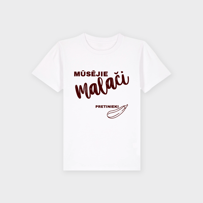 % 7-8 gadi izmēra, Bērnu T-krekls "Mūsējie malači"