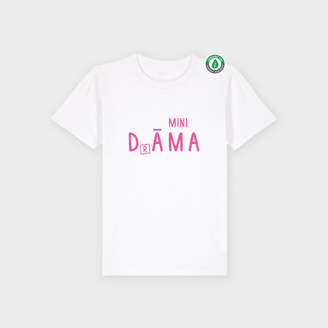 Organiskās kokvilnas bērnu T-krekls "Mini D(r)āma"