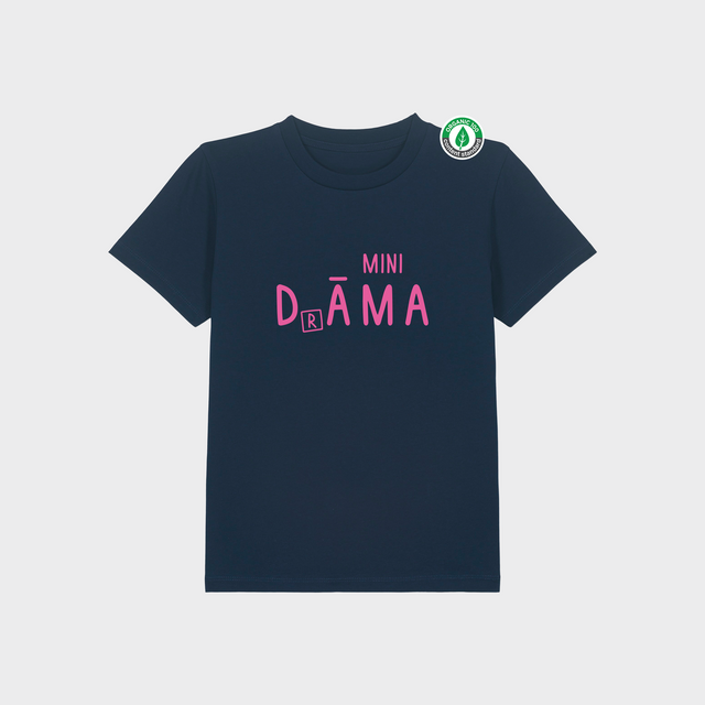 Organiskās kokvilnas bērnu T-krekls "Mini D(r)āma"