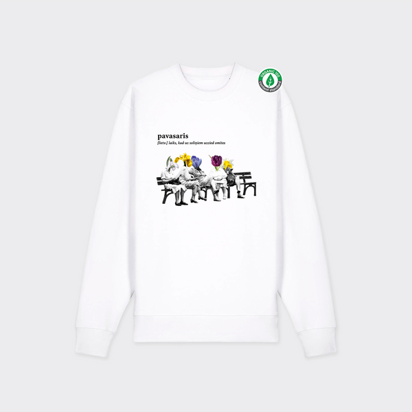 Organiskās kokvilnas džemperis "Pavasaris (lietv.)"