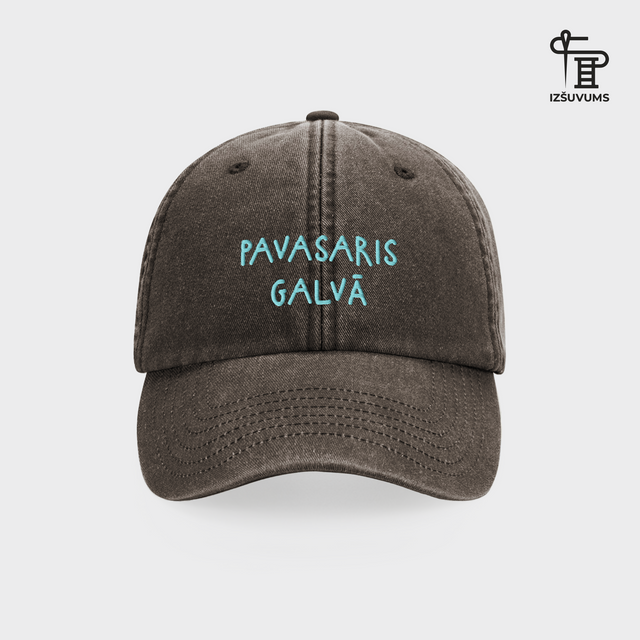 Izšūta cepure "Pavasaris galvā"