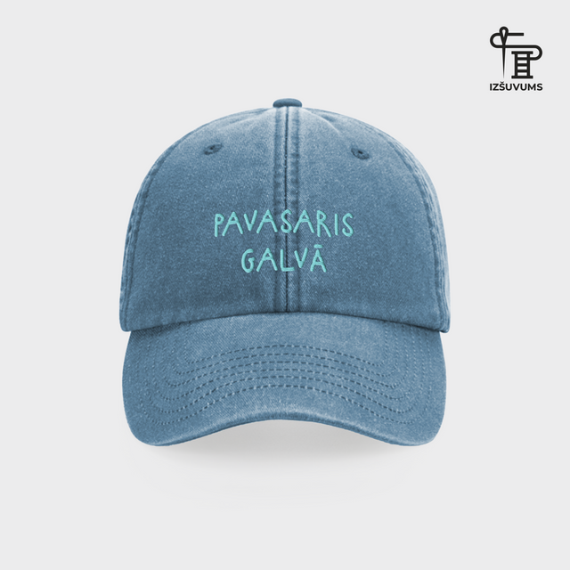 Izšūta cepure "Pavasaris galvā"