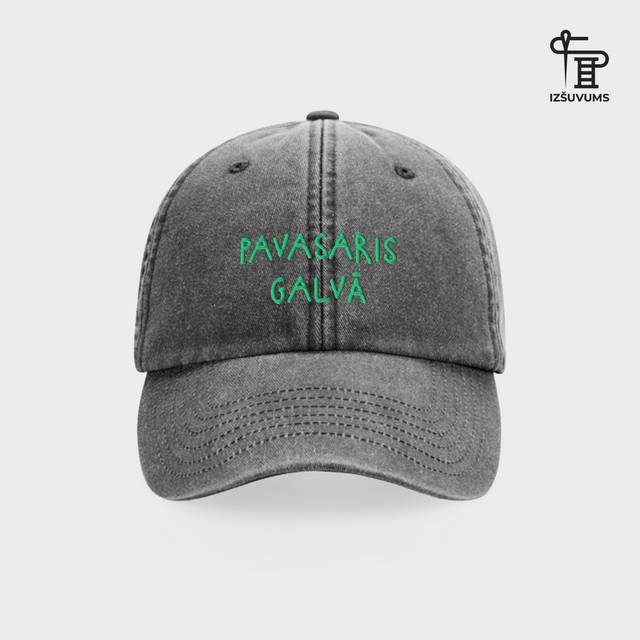 Izšūta cepure "Pavasaris galvā"