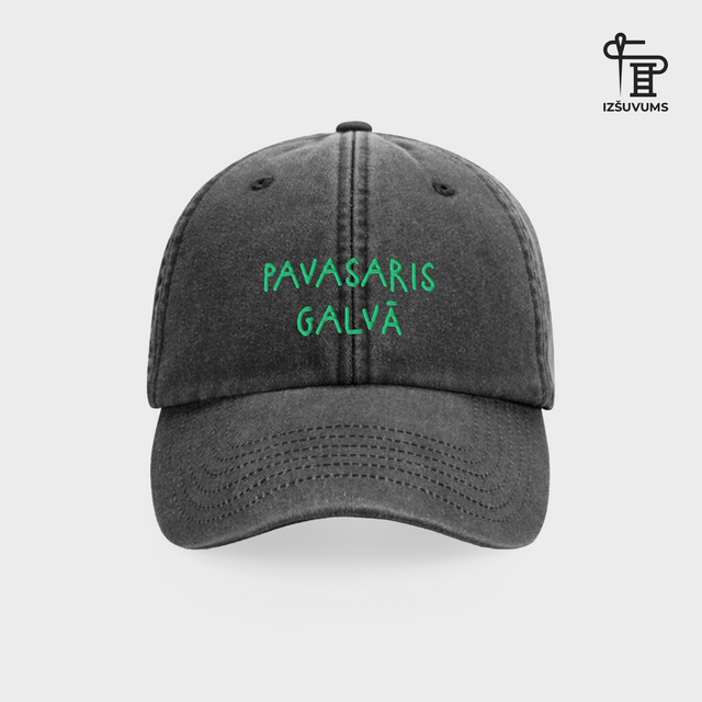 Izšūta cepure "Pavasaris galvā"