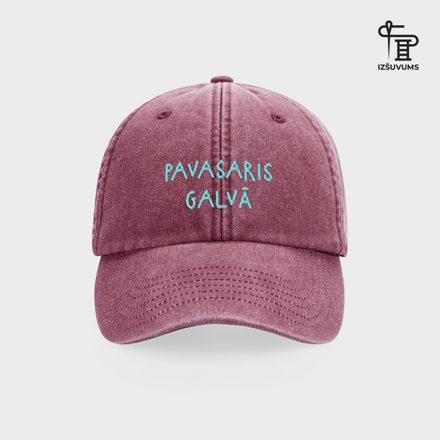 Izšūta cepure "Pavasaris galvā"