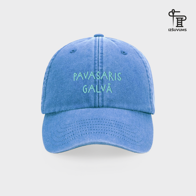 Izšūta cepure "Pavasaris galvā"