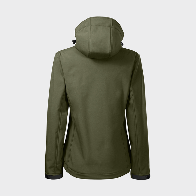 % Tumši zaļš, Sieviešu Jaka Softshell Performance 521 ar tavu dizainu