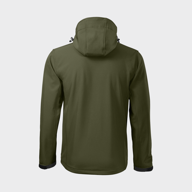 % Tumši zaļš, Vīriešu Jaka Softshell Performance 522 ar tavu dizainu