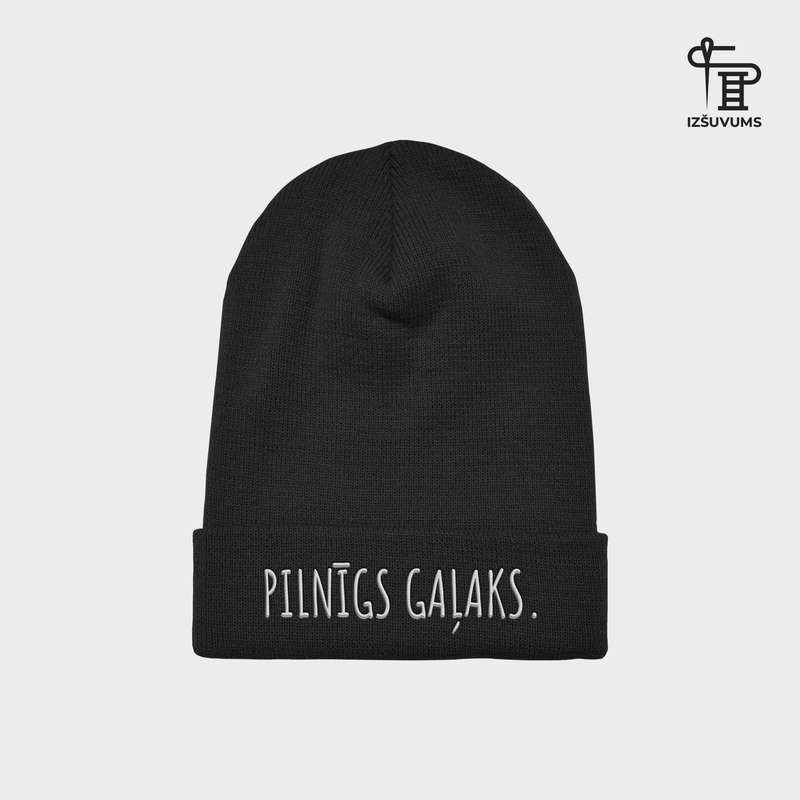 Izšūta ziemas cepure "Pilnīgs Gaļaks"