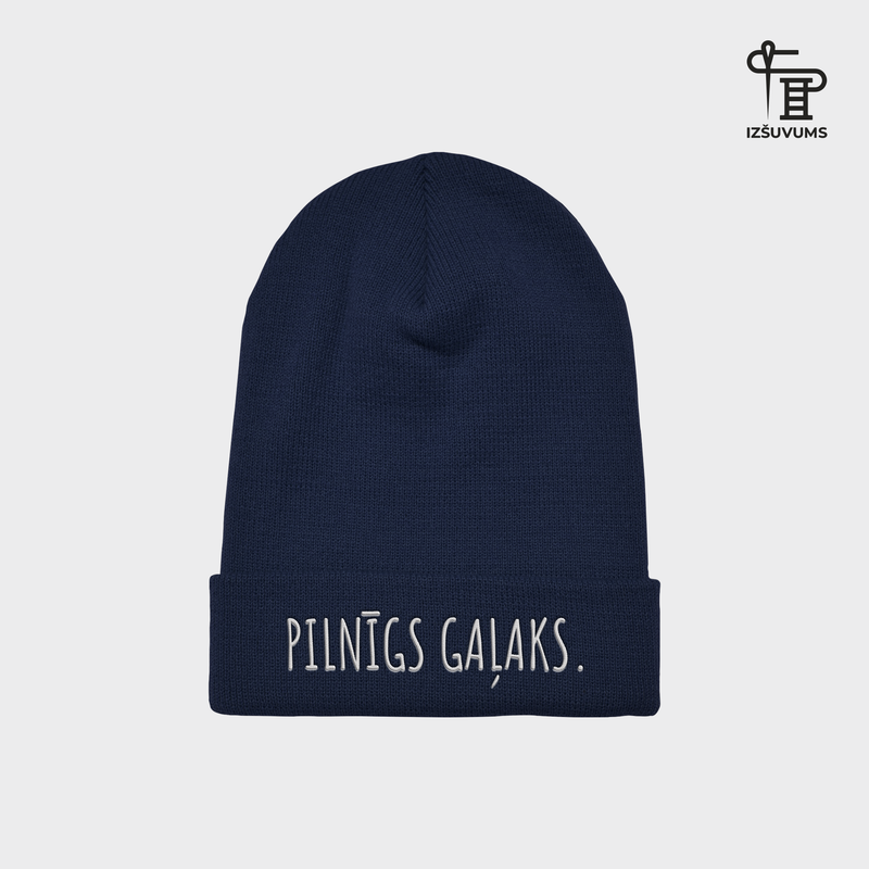 Izšūta ziemas cepure "Pilnīgs Gaļaks"