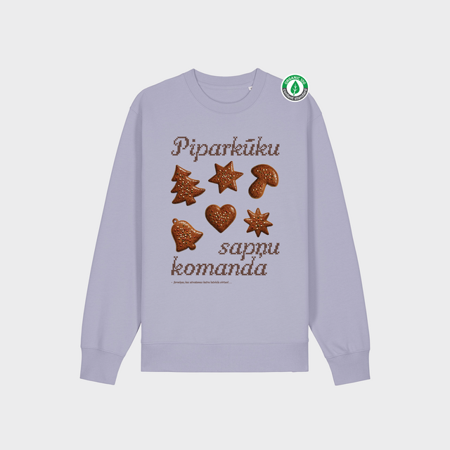 Organiskās kokvilnas džemperis "Piparkūku komanda"