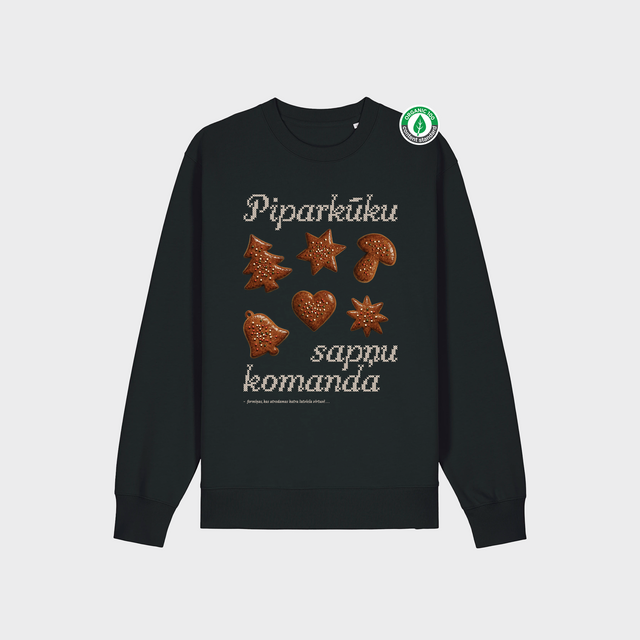 Organiskās kokvilnas džemperis "Piparkūku komanda"