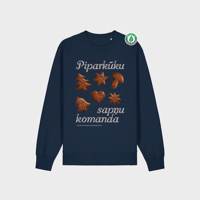 Organiskās kokvilnas džemperis "Piparkūku komanda"