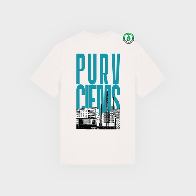 Organiskās kokvilnas T-krekls "Purvciems"