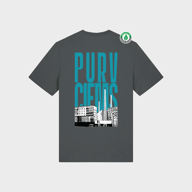 Organiskās kokvilnas T-krekls "Purvciems"