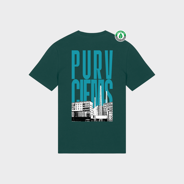 Organiskās kokvilnas T-krekls "Purvciems"