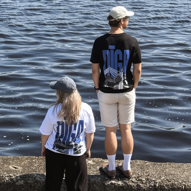 Organiskās kokvilnas T-krekls "Rīga"