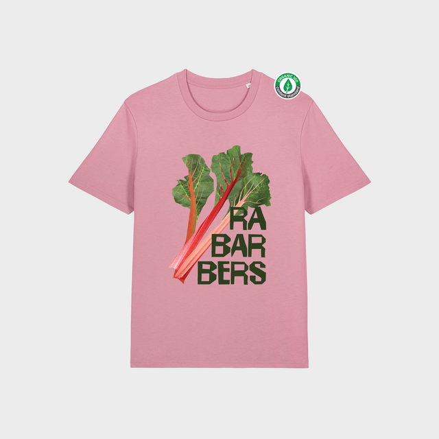 Organiskās kokvilnas T-krekls "Rabarbers"
